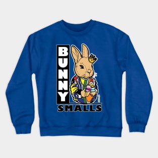 Bunny Smalls Easter Bunny Rabbit Rap Themed Art Crewneck Sweatshirt